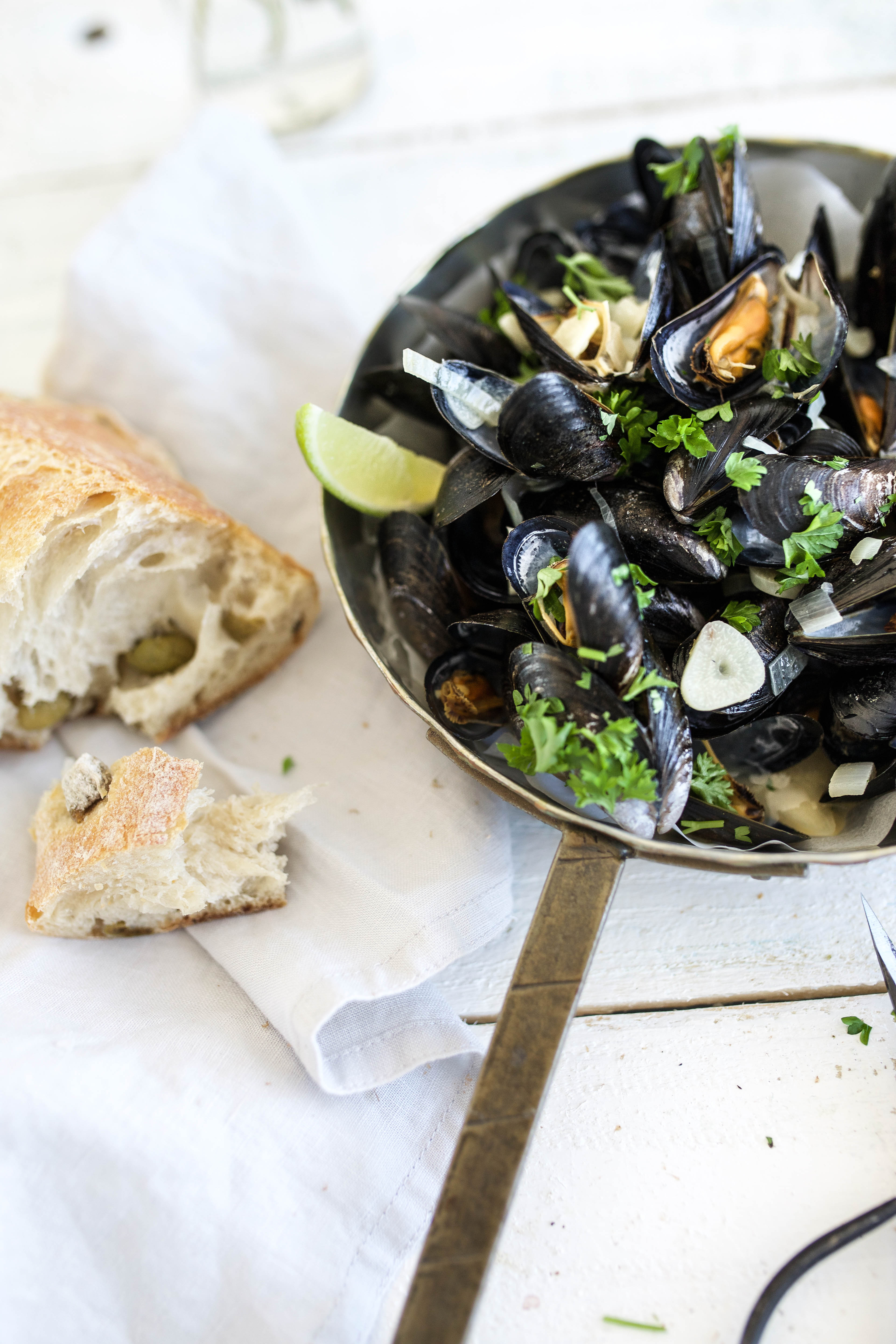 Rustic Country Mussels