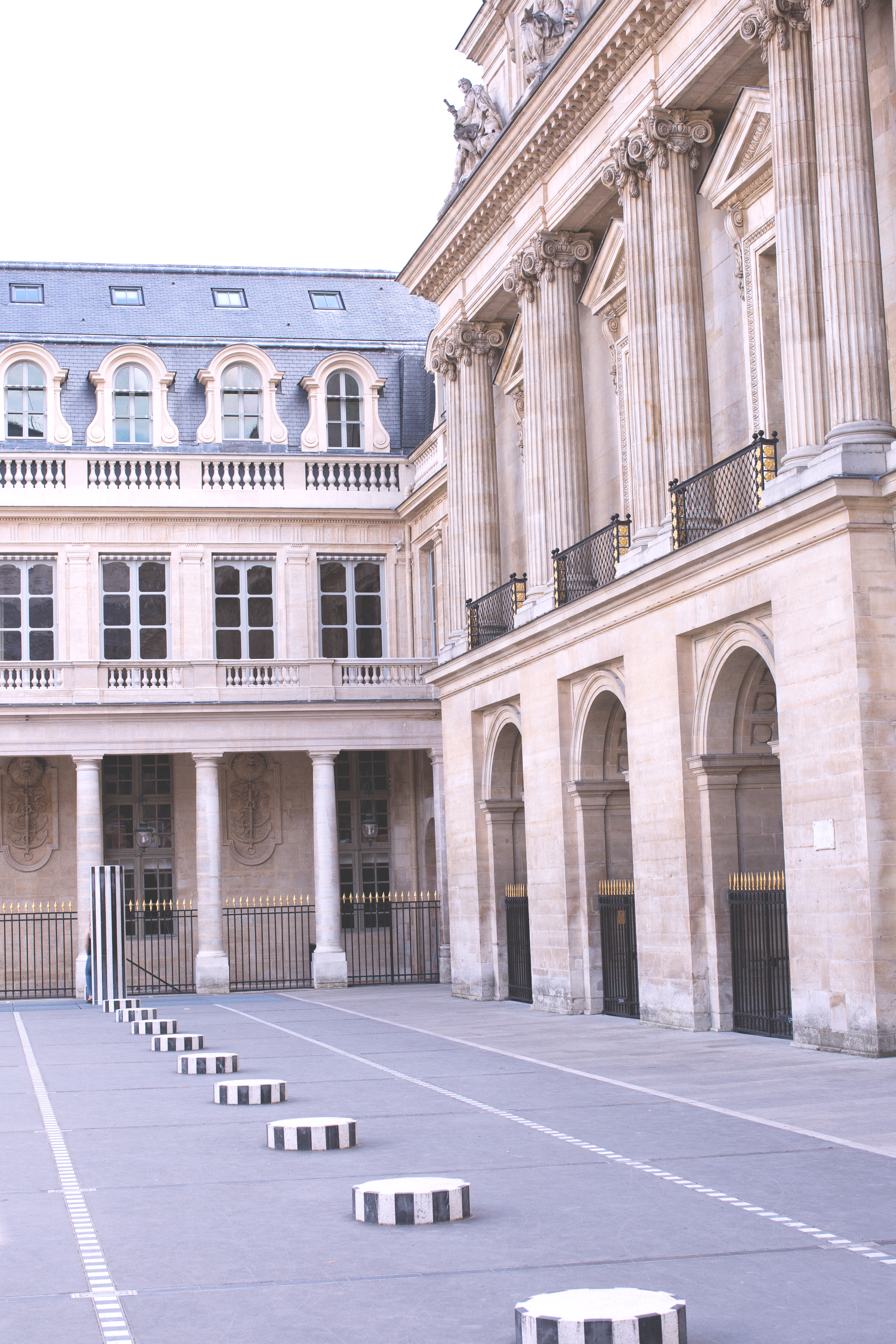 Strolling down Palais-Royal, in Paris