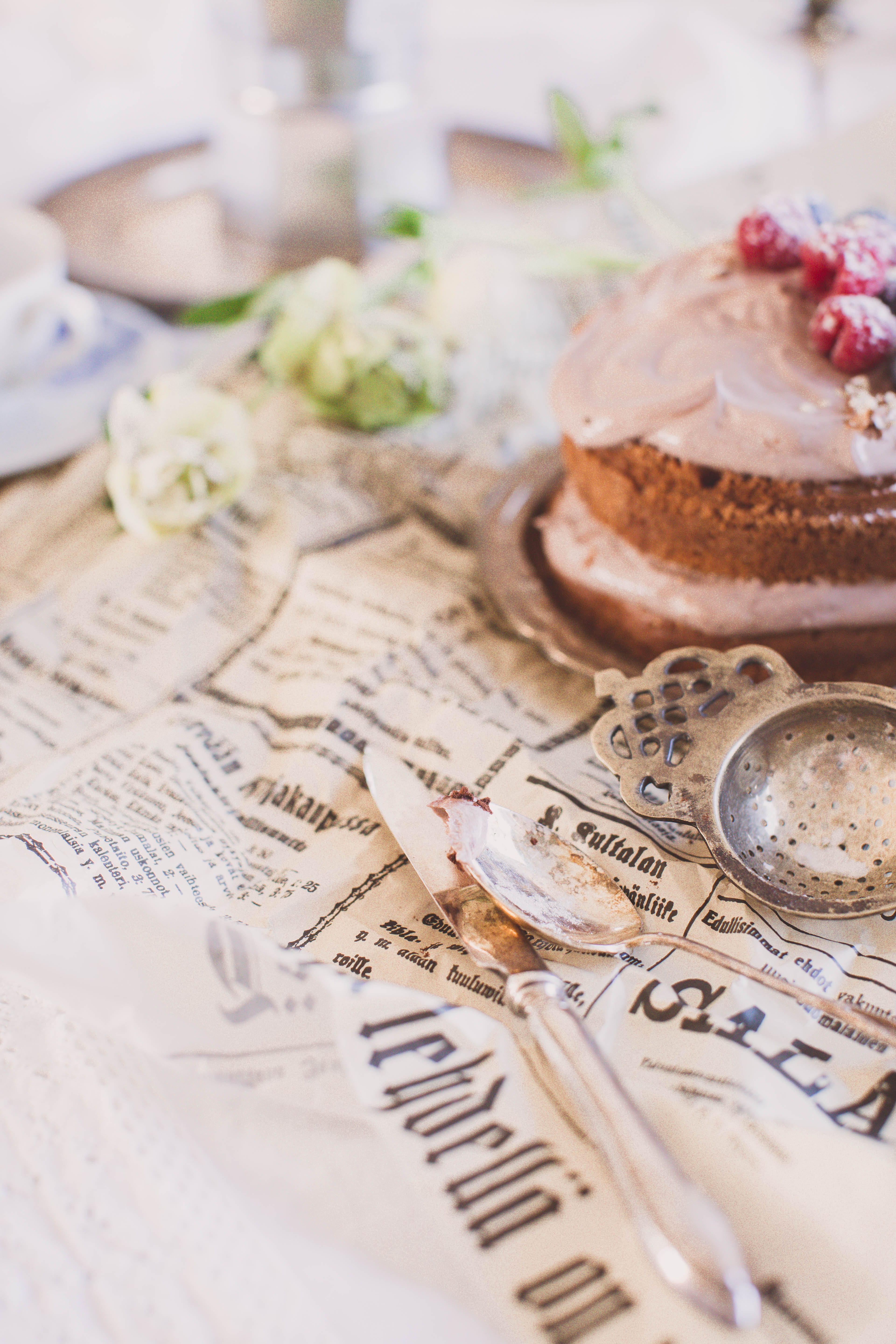 Chocolate Mousse Tea cake